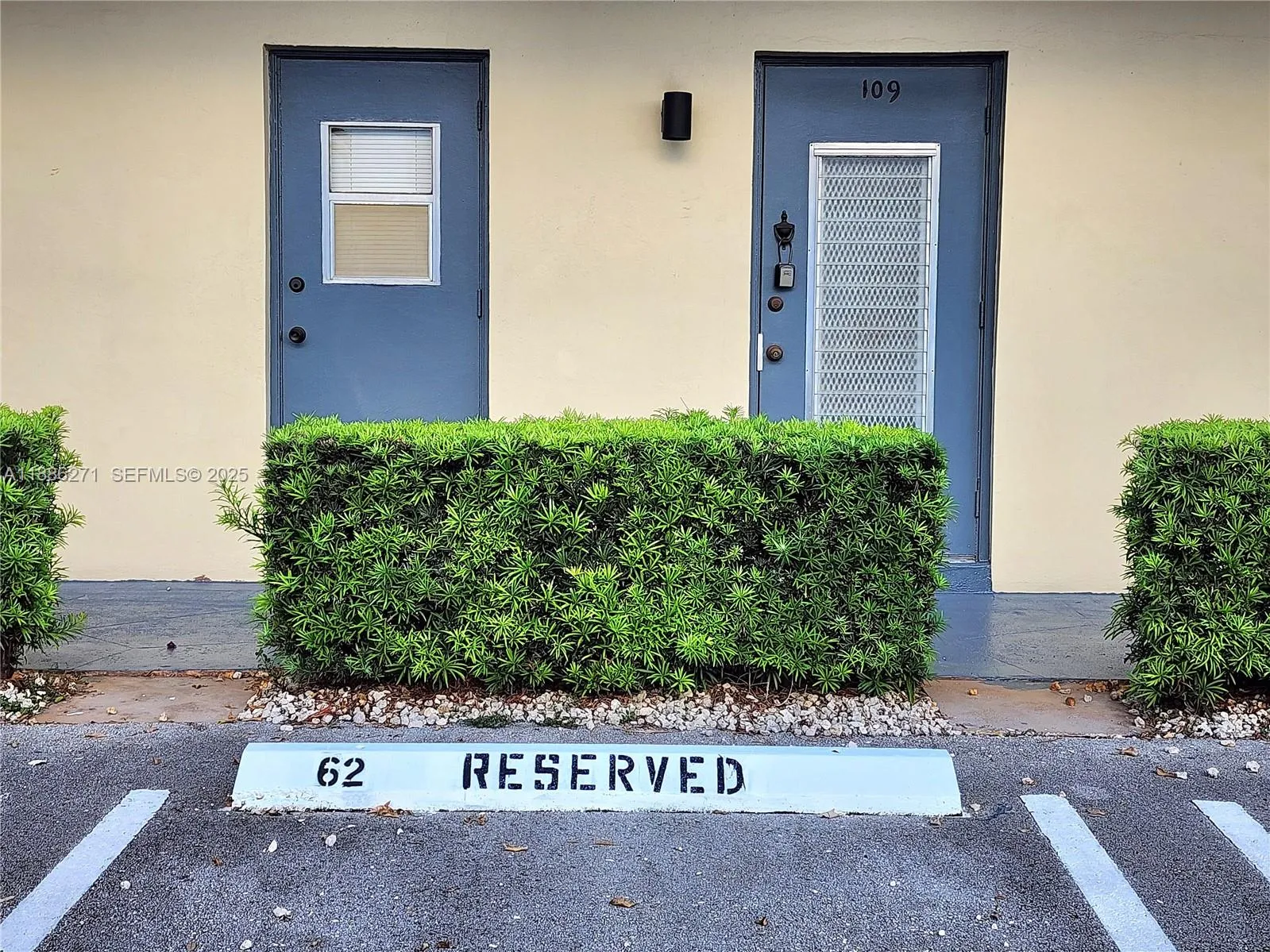 Assigned Parking In Front of The Entrance