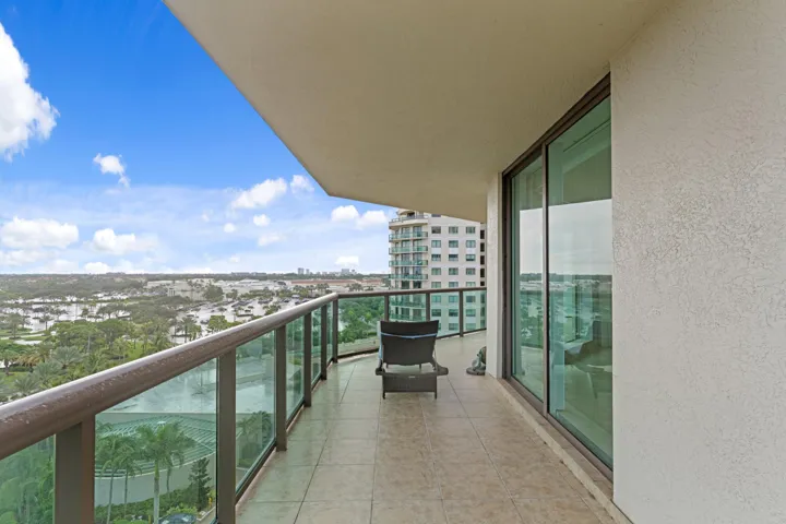 Balcony, east view
