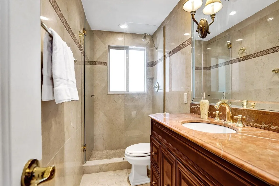 Primary bathroom.