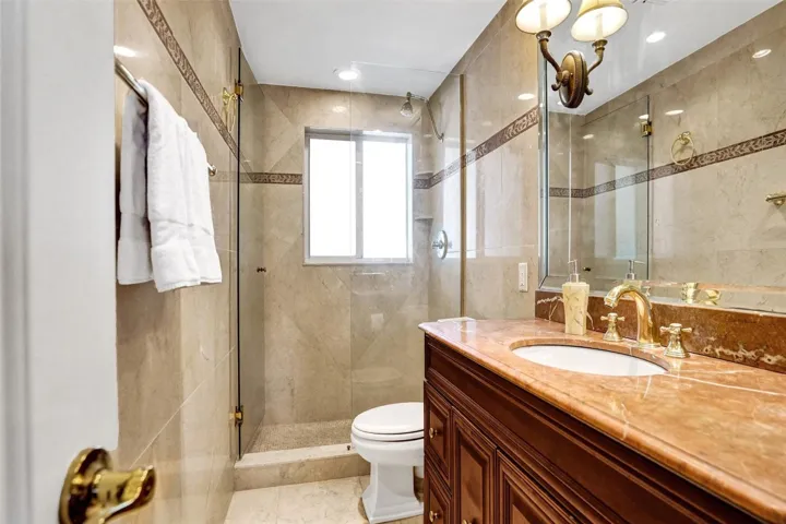Primary bathroom.