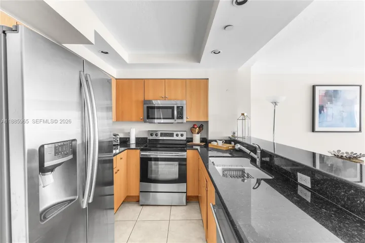 OPen kitchen updated appliances
