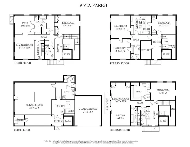 Floor Plan Via Parigi