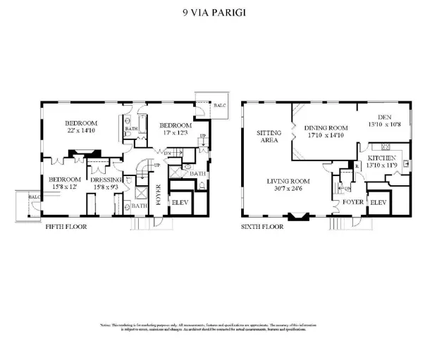 Floor Plan Penthouse