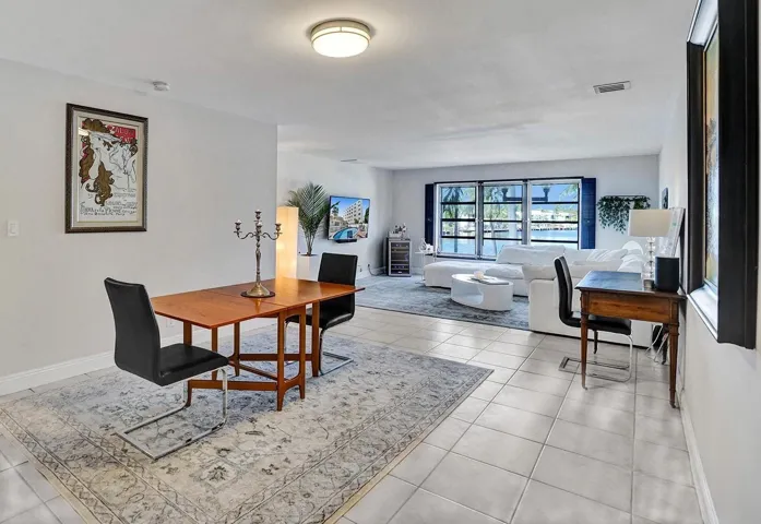 DINING AREA IS SPACIOUS