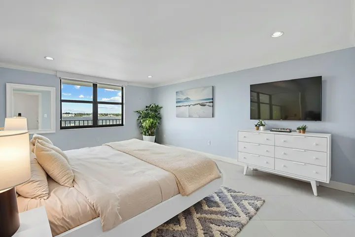 second bedroom virtually staged photo