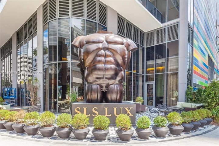 Statue outside of building