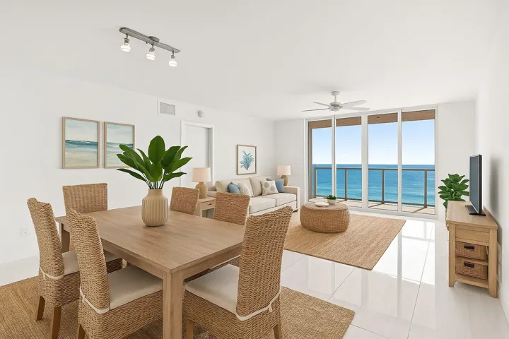 Living Area Virtually Staged