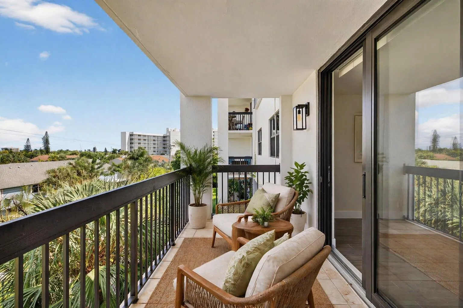 Balcony Virtually Staged