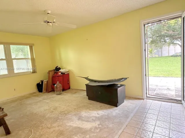 2nd Bedroom with Backdoor
