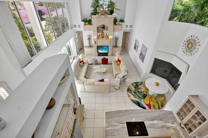 FAMILY ROOM VIEW FROM ABOVE