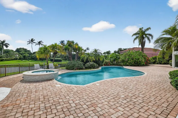 LARGE FREEFORM POOL AND SPA