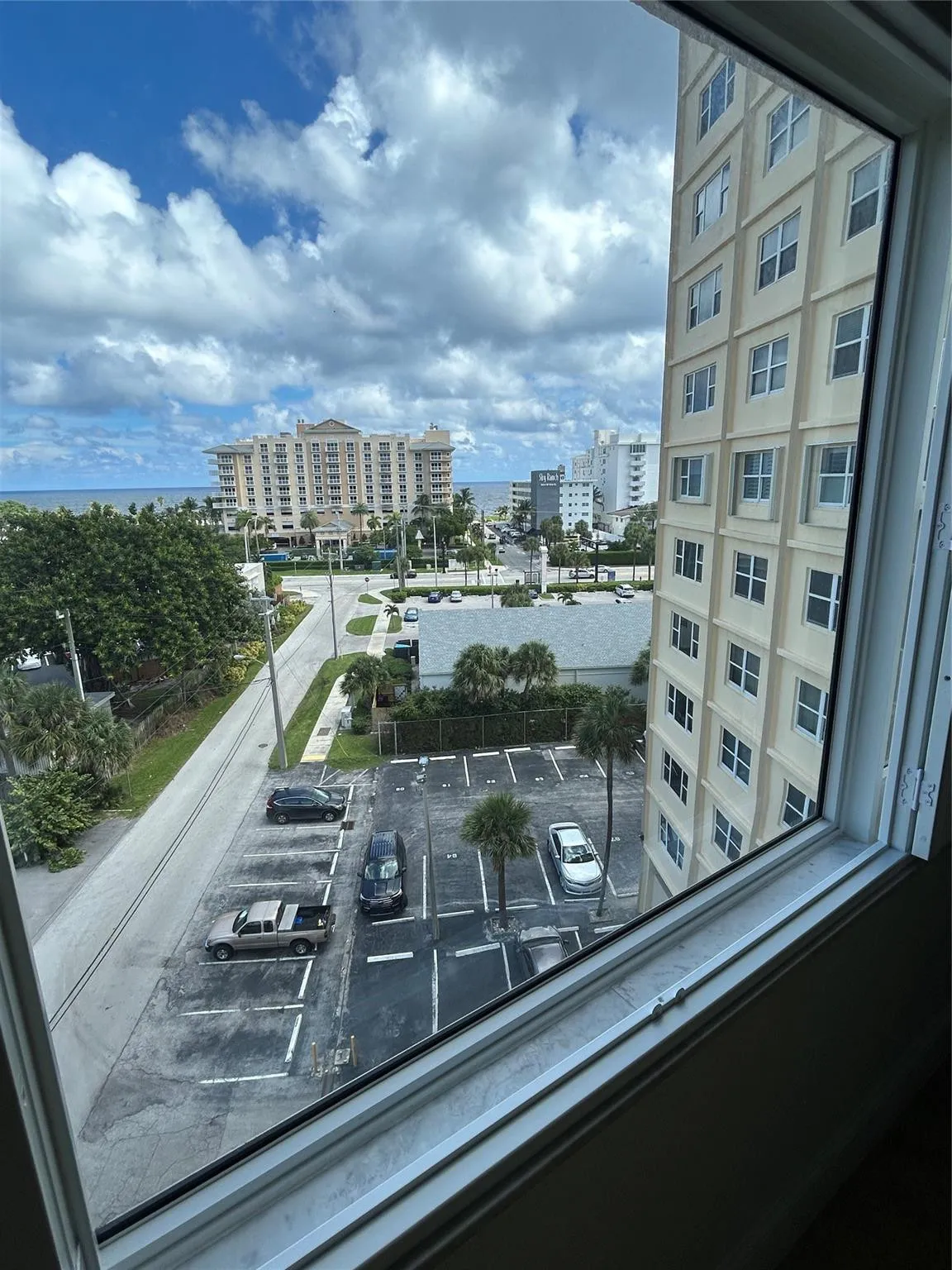 View from Living Room Window Facing Ocean