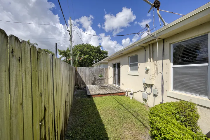 Backyard with Privacy Fence