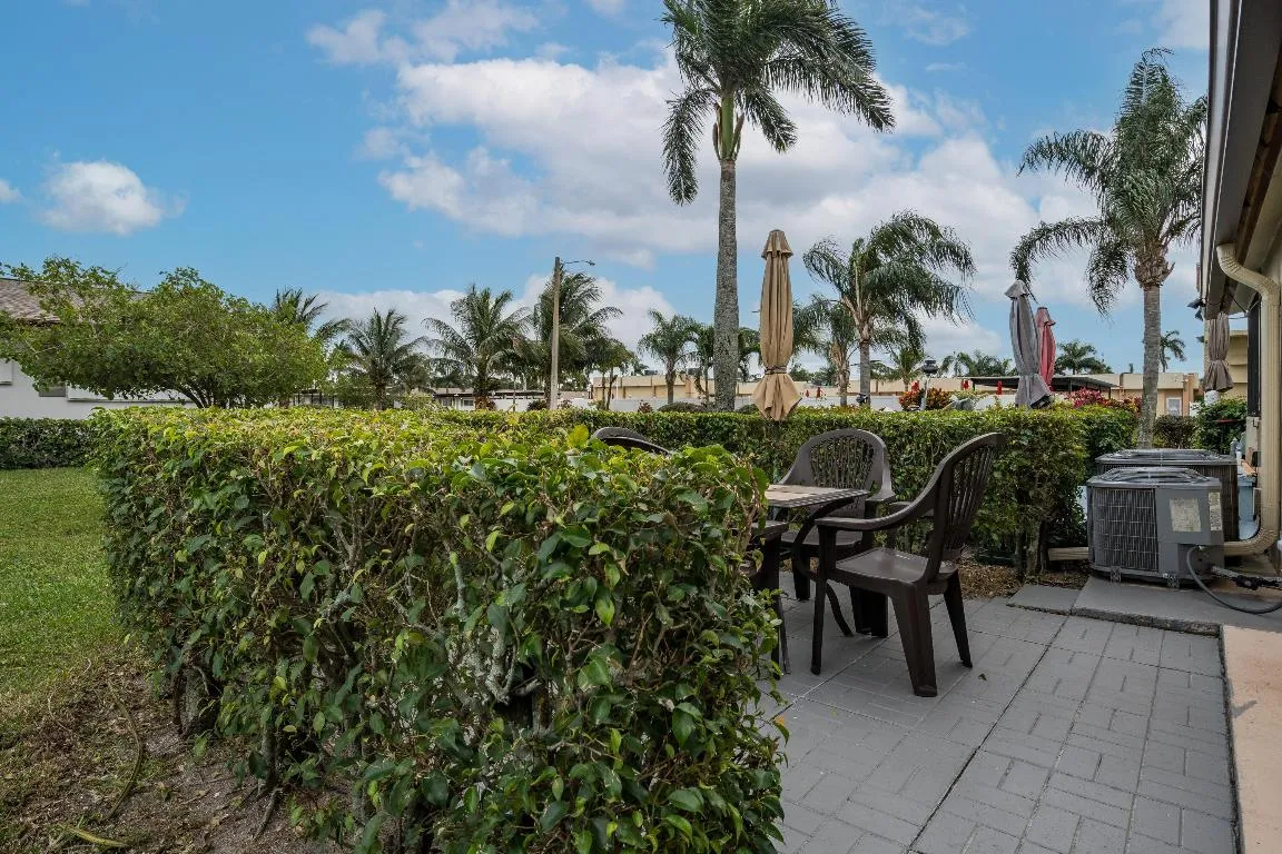 Open patio