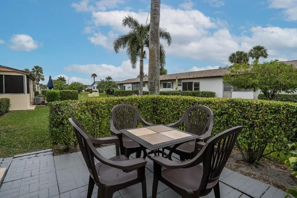 Open patio