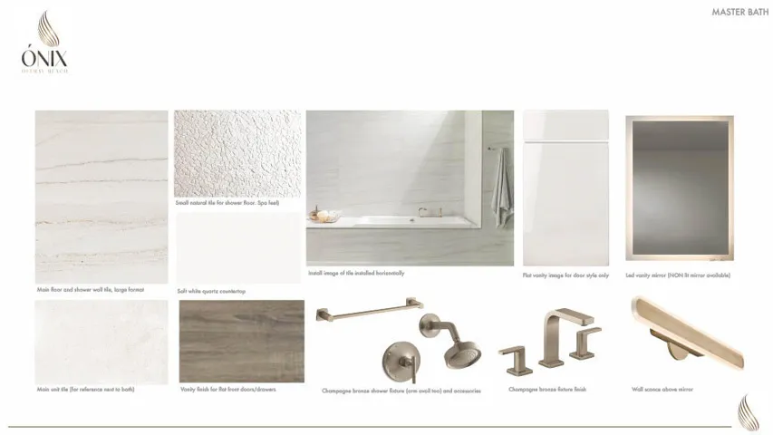 INTERIOR PRIMARY SUITE BATH FITTINGS