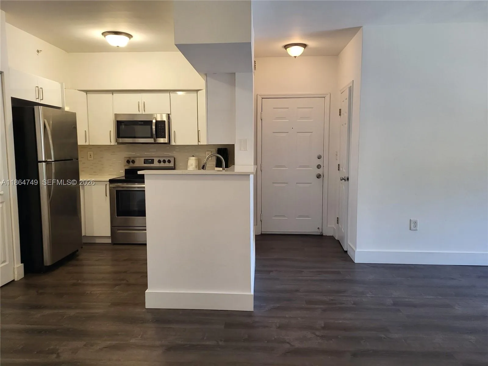 Entrance and kitchen