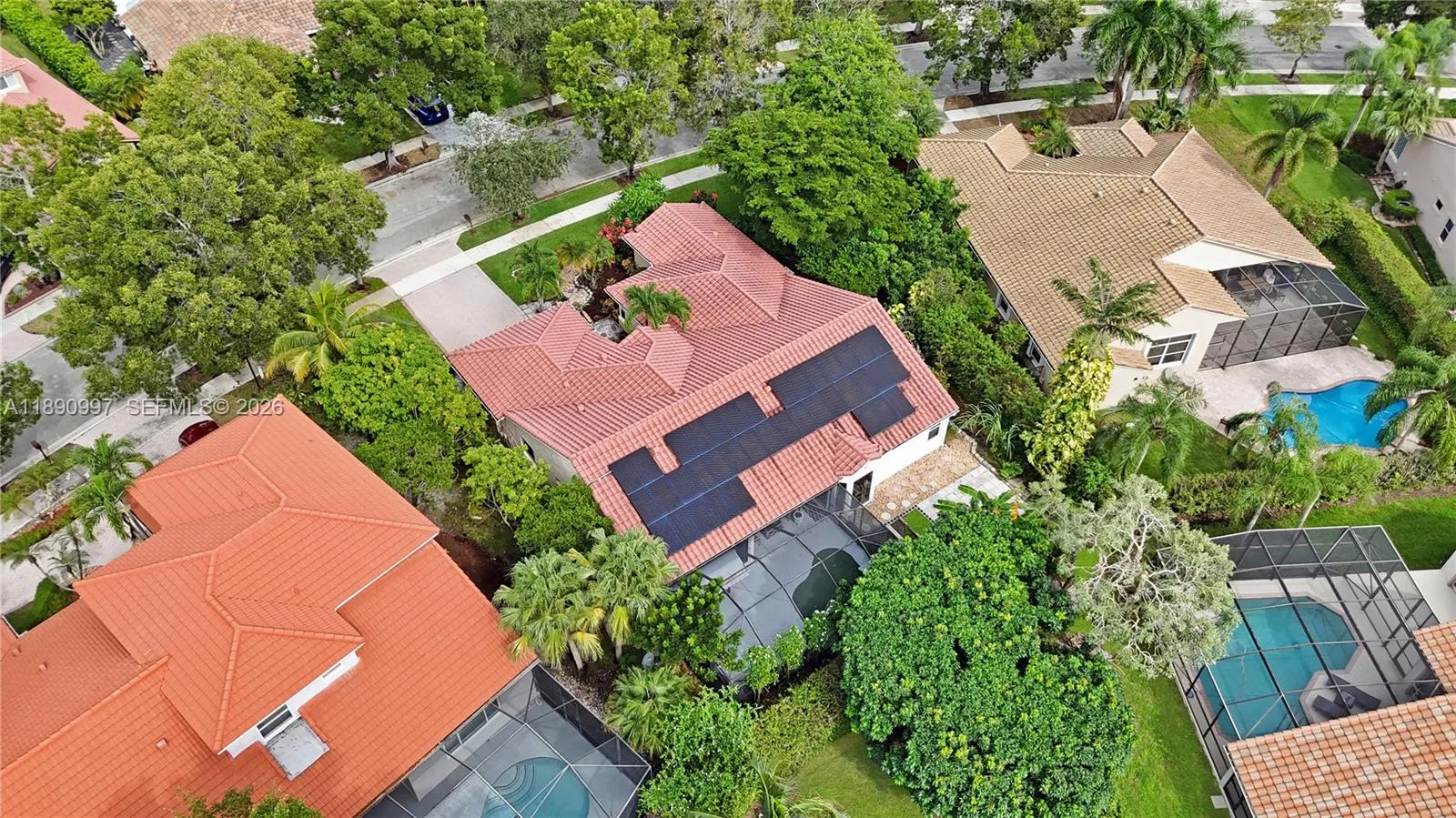 Generous lot with potential to enhance privacy with fencing and hedges