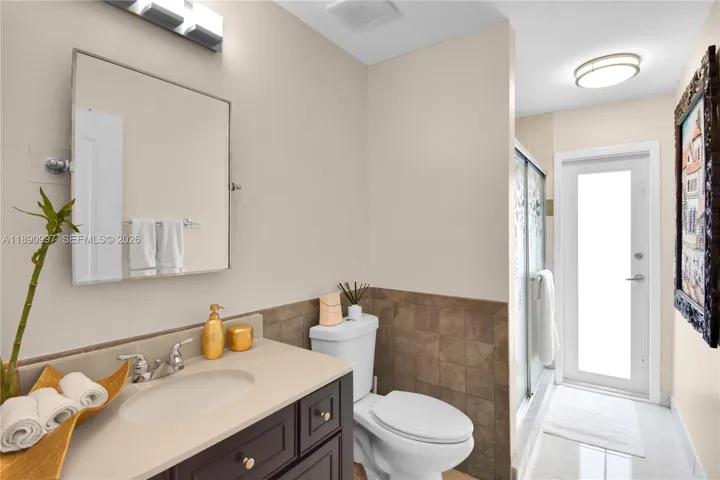 Updated cabana bathroom