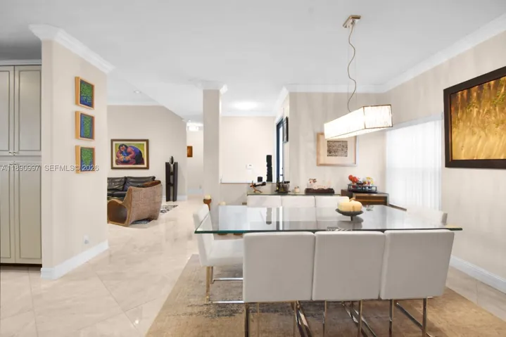 Open dining area with seamless flow to the main living spaces