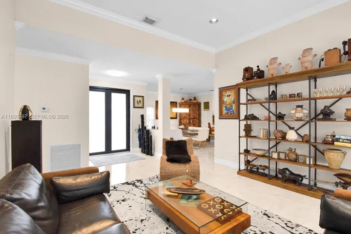 Full impact entry door. Bright living area designed for comfortable everyday living and entertaining