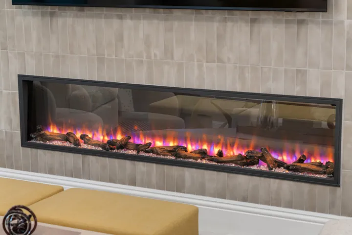 Great Room Linear Fireplace
