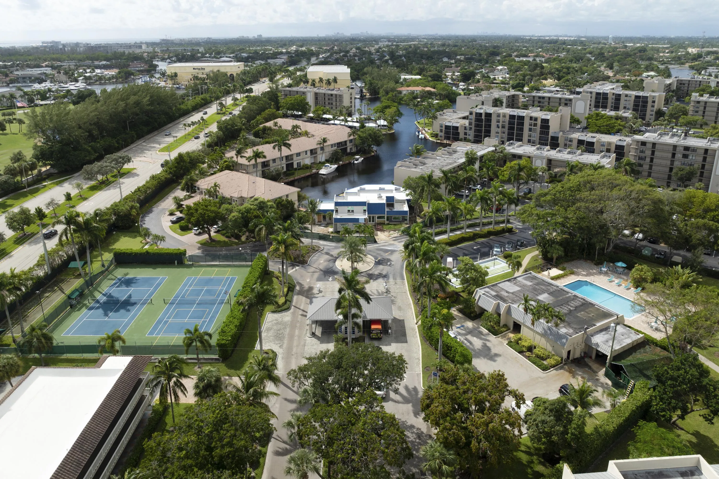 Aerial View - Community Entrance