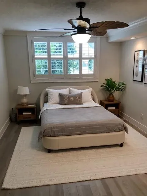 Virtual photo of guest room