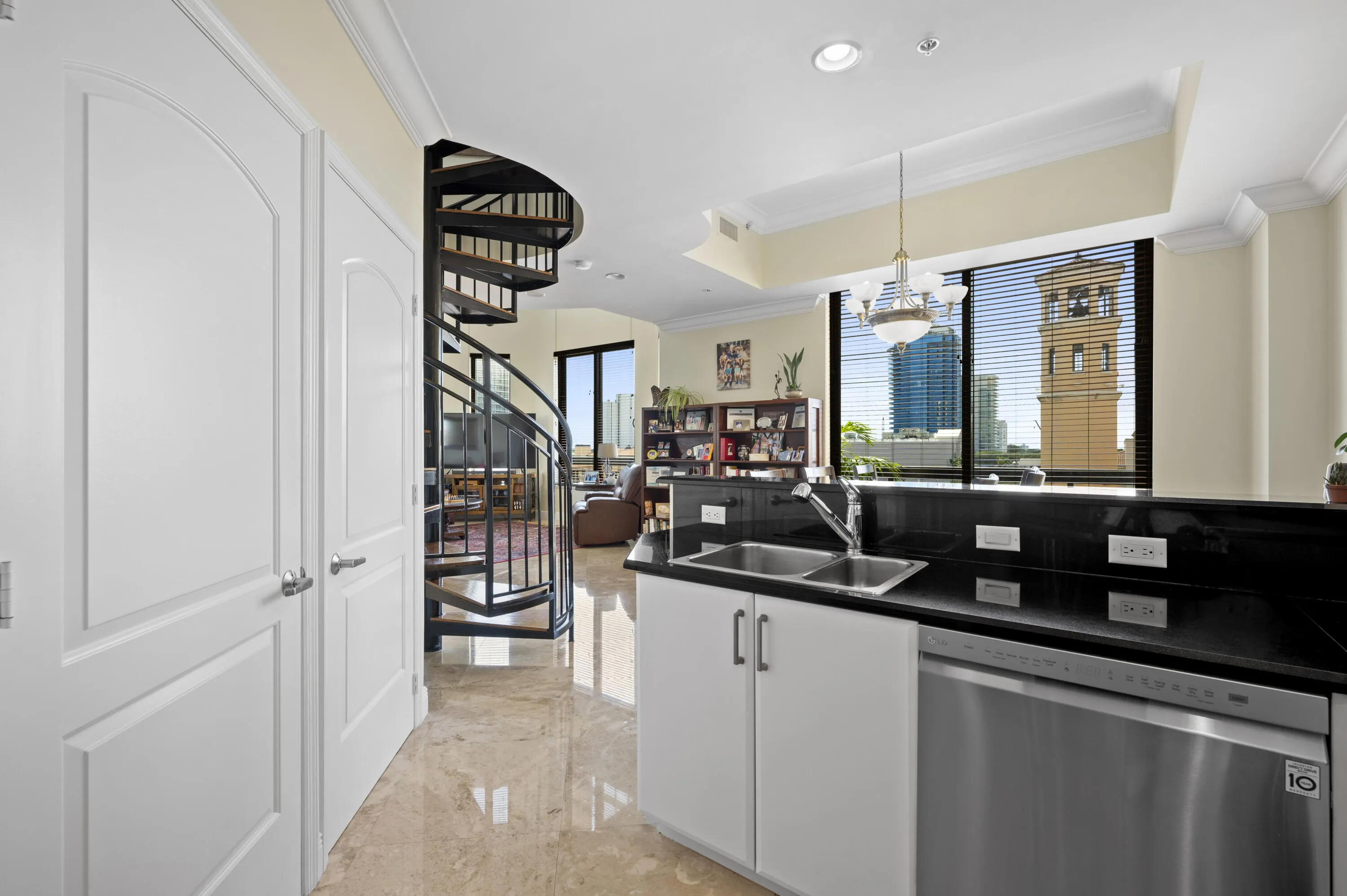 VIEW FROM KITCHEN