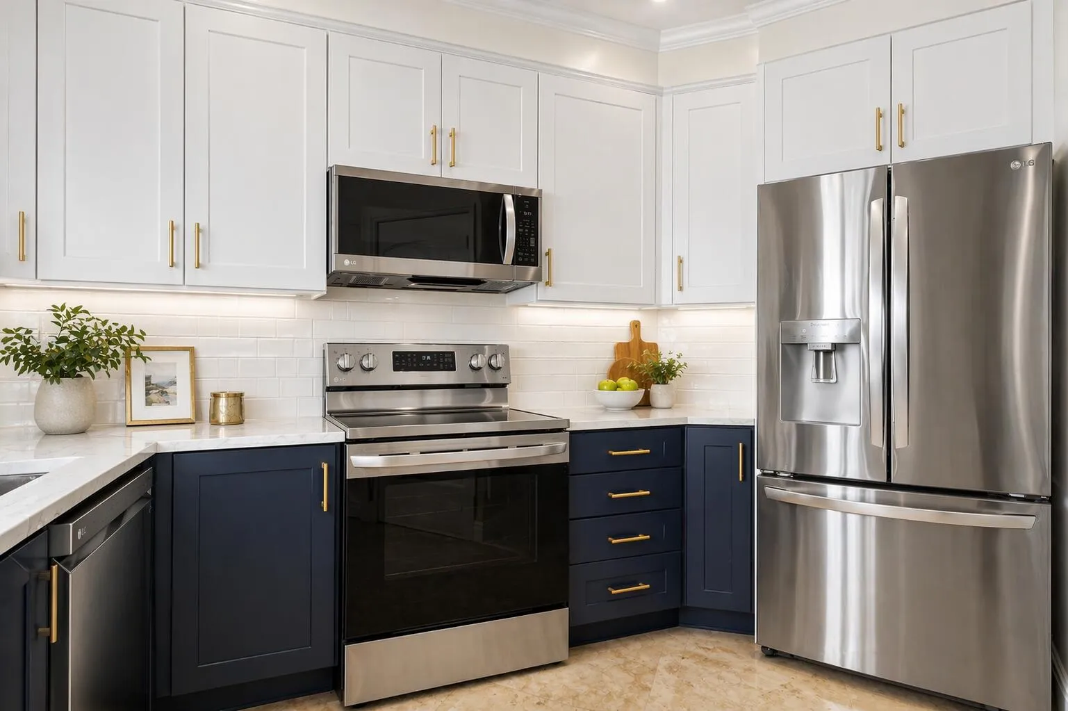 STAGED kitchen