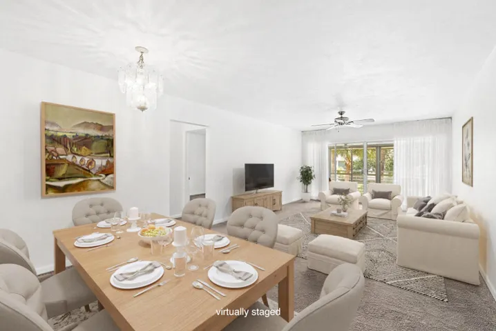 living and dinning room