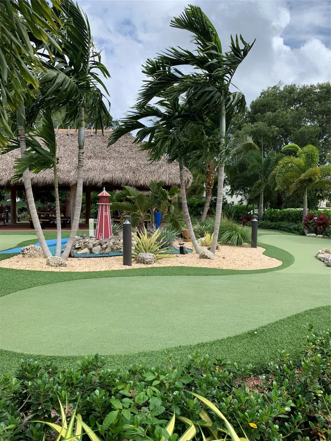 Outside Golf Course.
