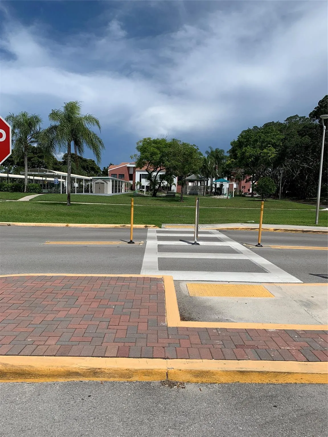 Walking Path Way at Club House.