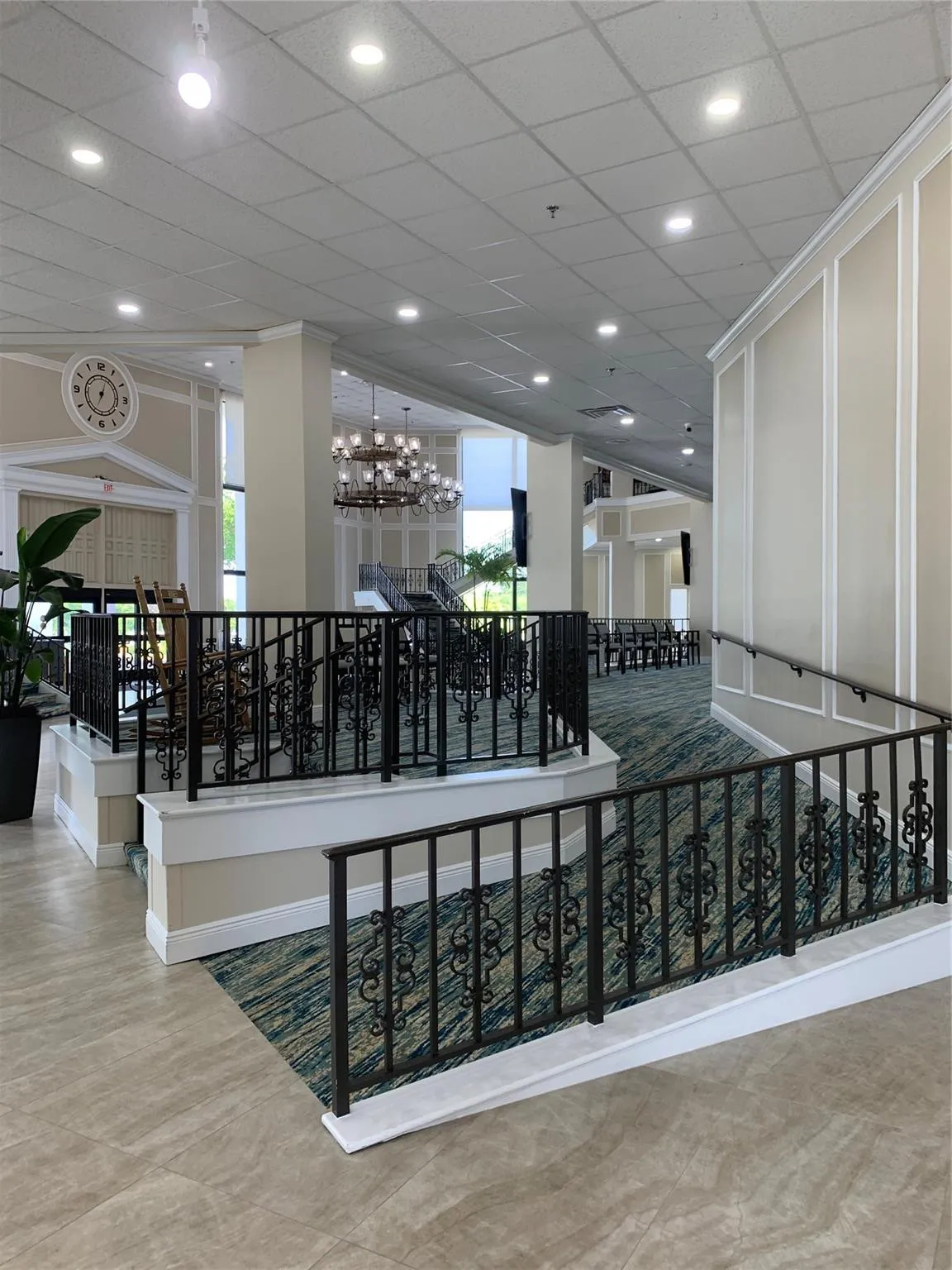 Staircase leading into 1600 Seat Theatre.