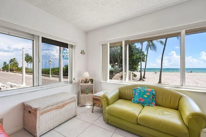 Direct views from living area