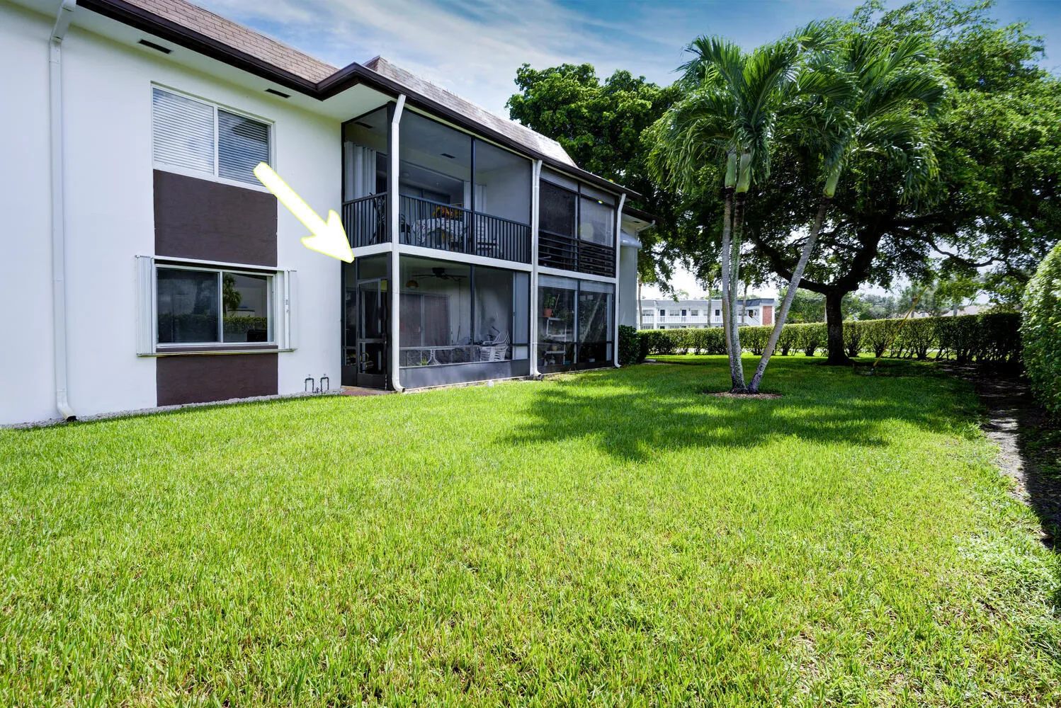 Back of condo