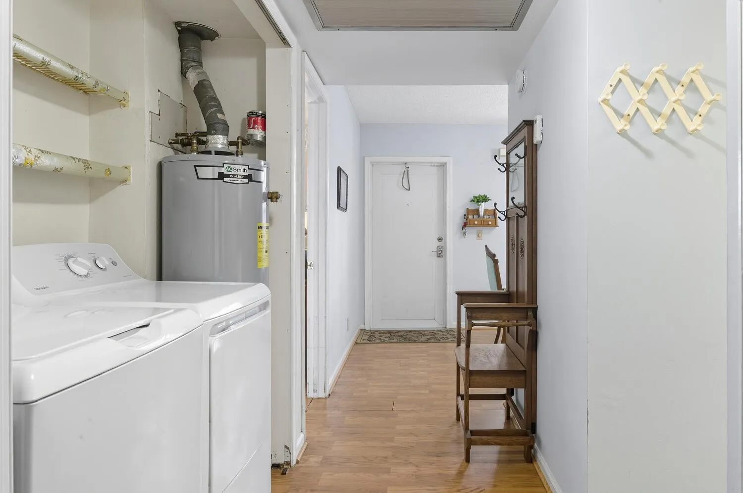 Laundry closet