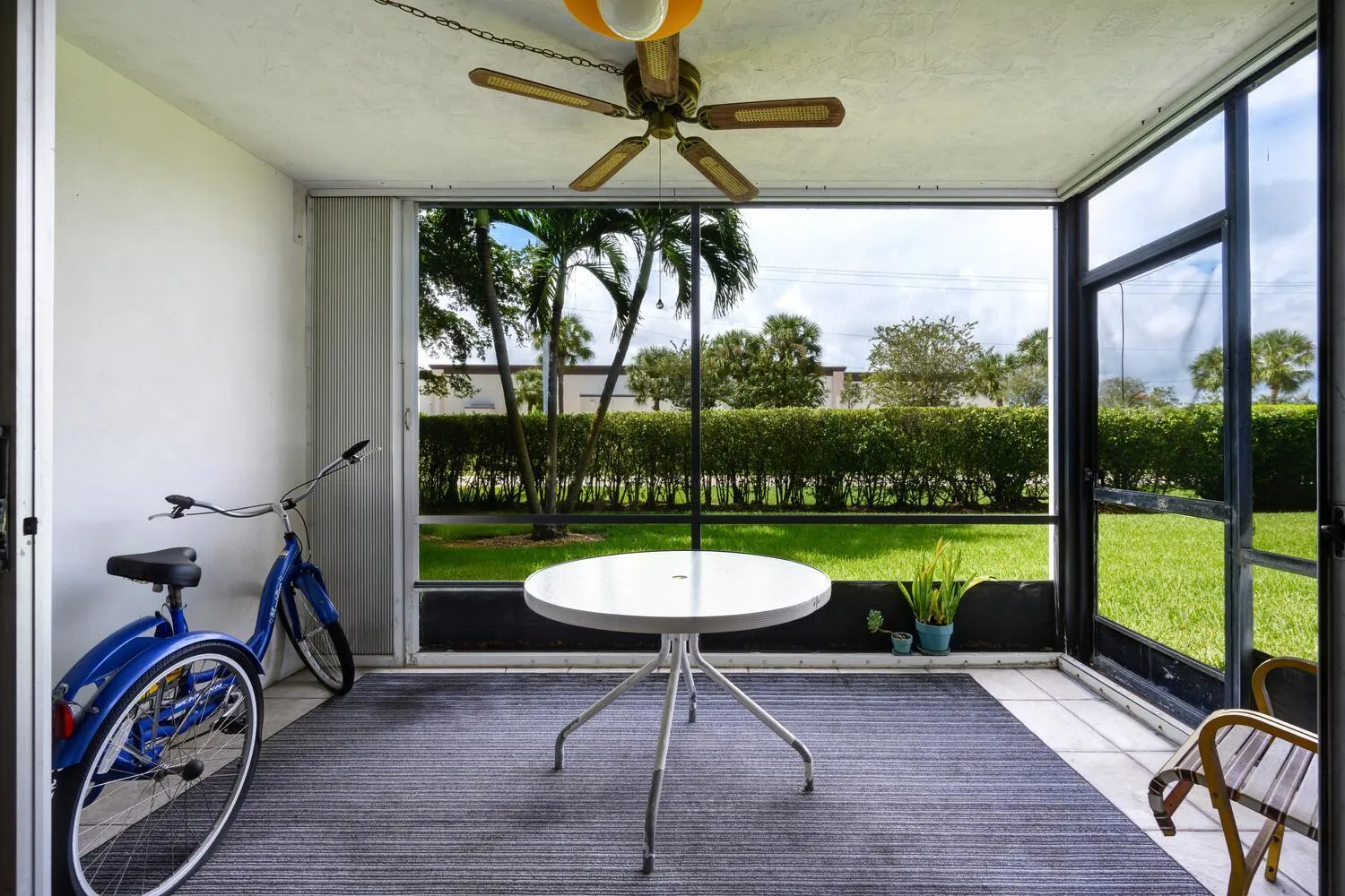 Screened patio