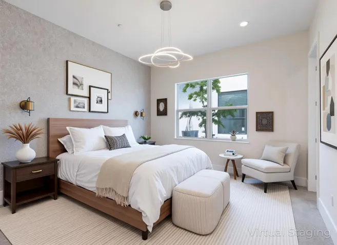 Guest Bedroom Staged