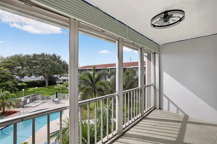 Impact windows to screened Porch overlooking water & pool. Flat Ceilings with high hat lighting. Garden & Water Views. Updated flooring and paint, Impact Windows