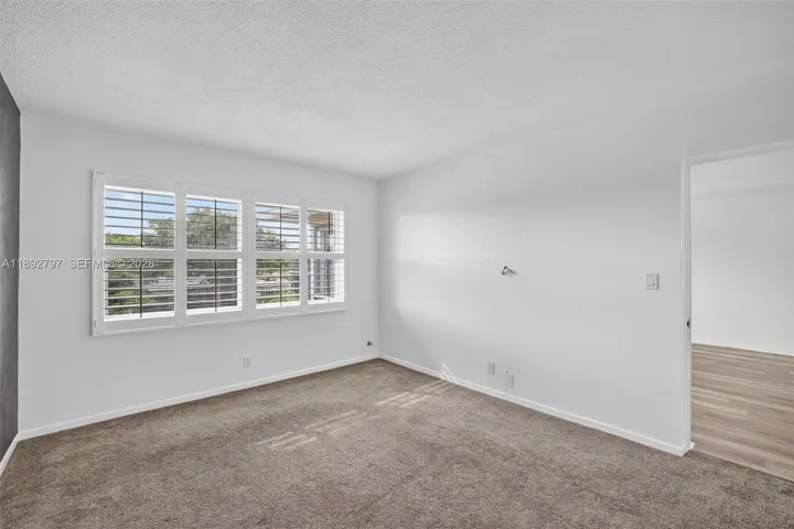View from primary bedroom to family room