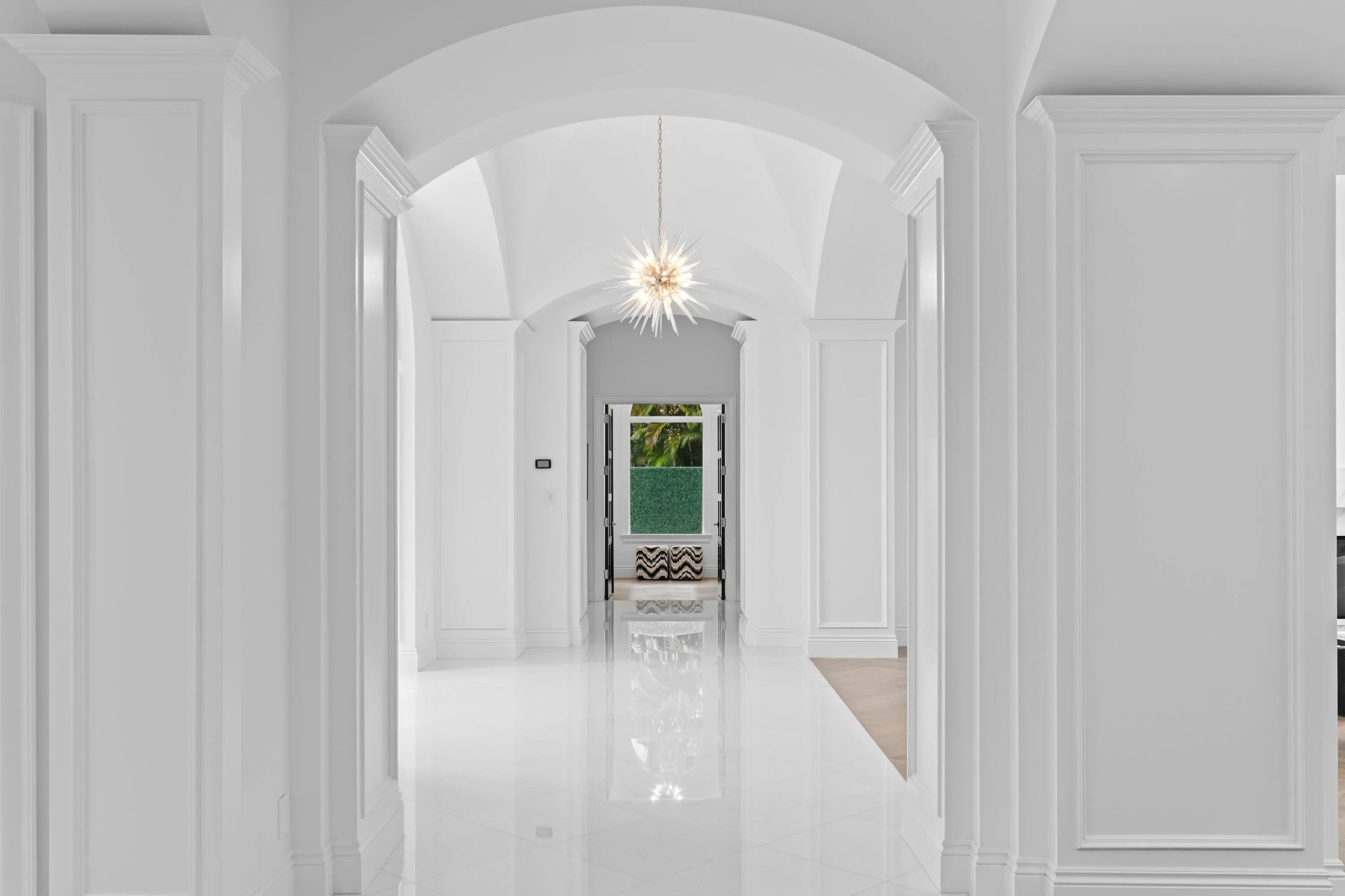 Custom woodwork installed throughout entire home
