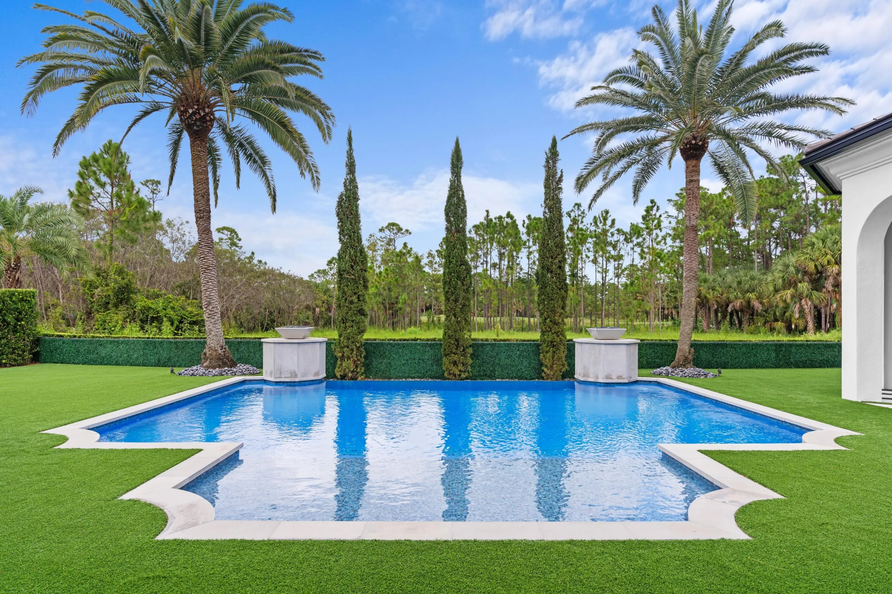 European glamour with miles of private preserve and golf