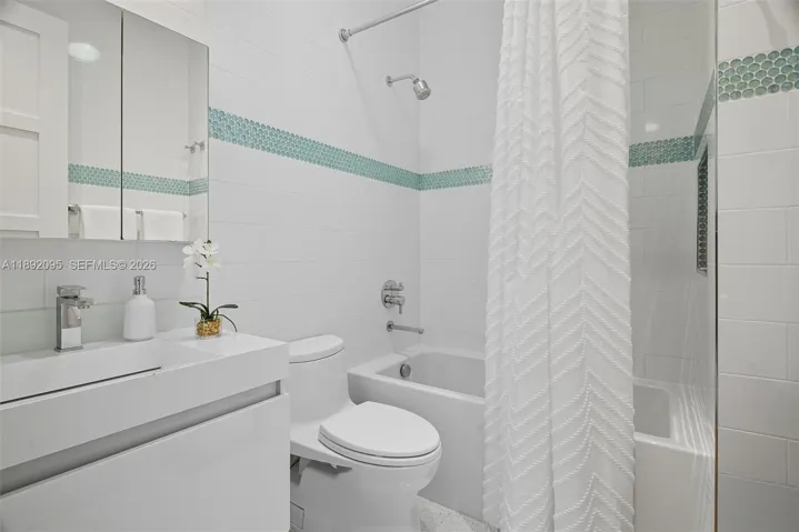 Hallway bathroom
