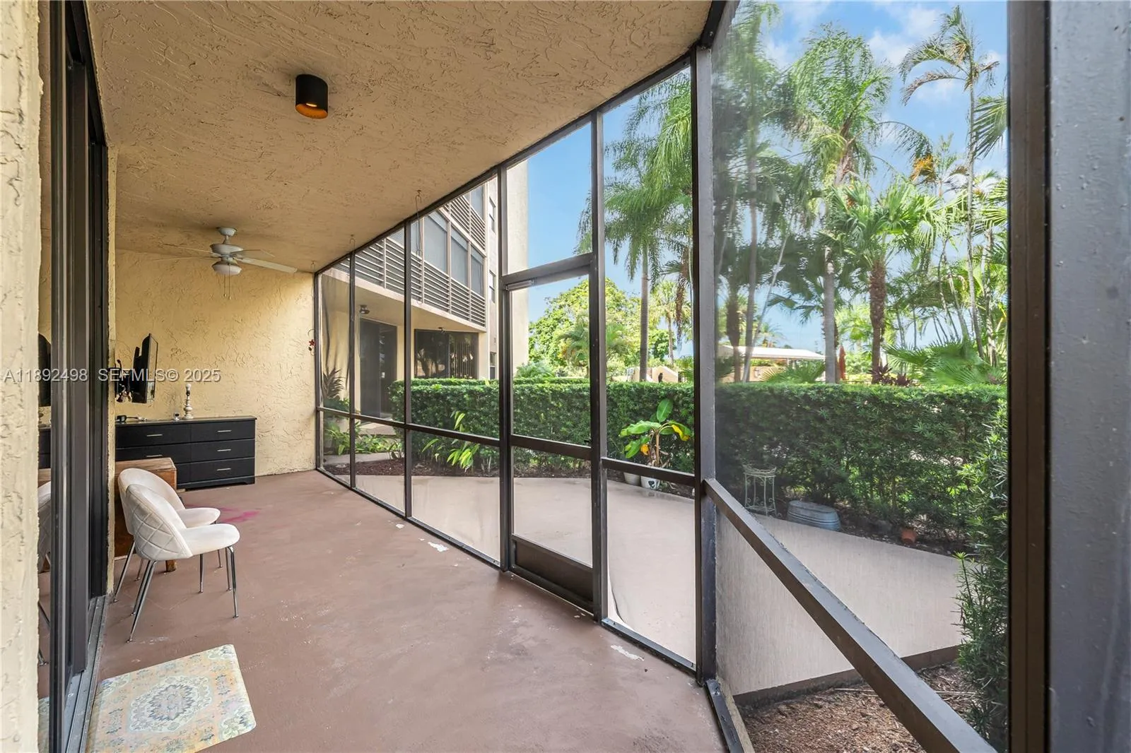 Screened patio