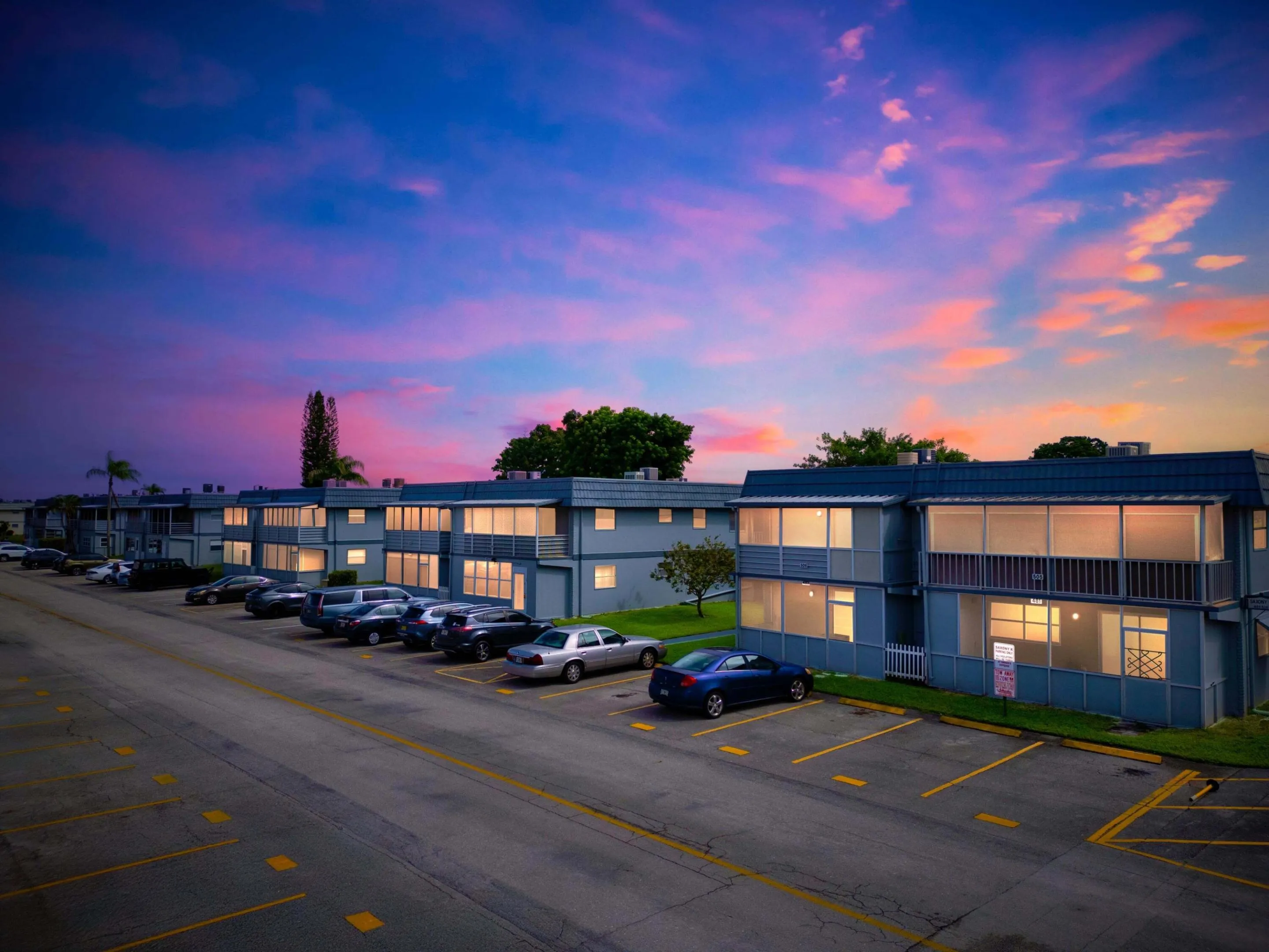 Building Front Dusk
