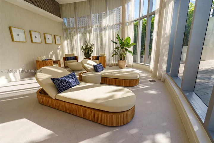 Zen room in the spa