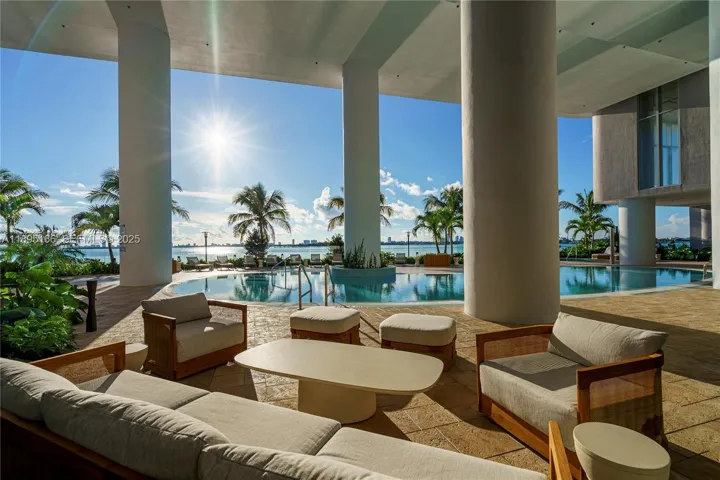 Waterfront pool