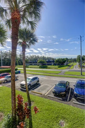 View from front 235 Golden River Dr WPB,