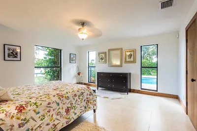 Master Bedroom has walk in closet, and en suite full bath